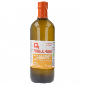 OLIO SEMI DI GIRASOLE ALTO OLEICO BIO 1LT GIR.
