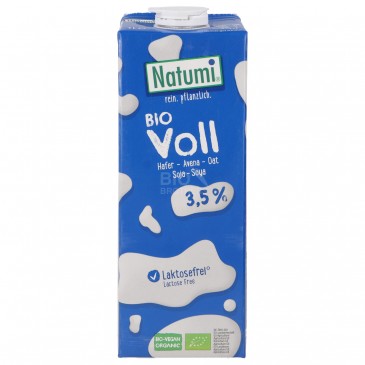 DRINK INTERO 3.5% AVENA+SOIA BIO 1LT NATUMI