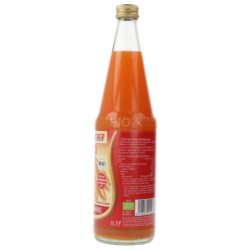 SUCCO CAROTA MELA BIO 700ML BEUTEL
