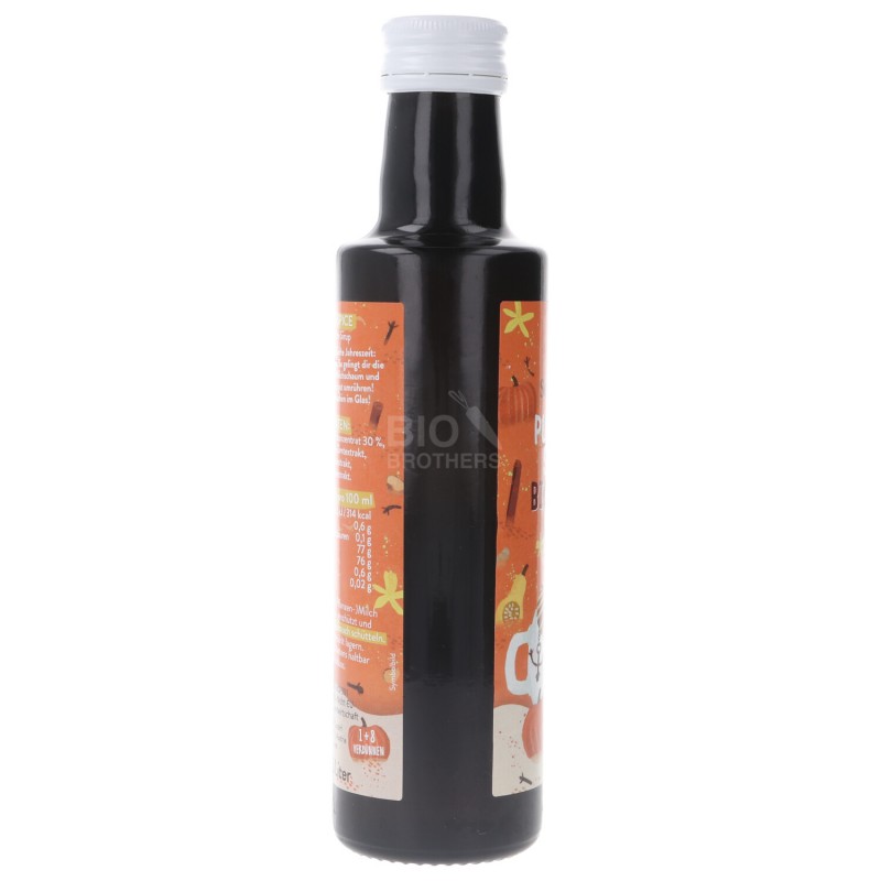 SCIROPPO PUMPKIN SPICE BIO 250ML SNN