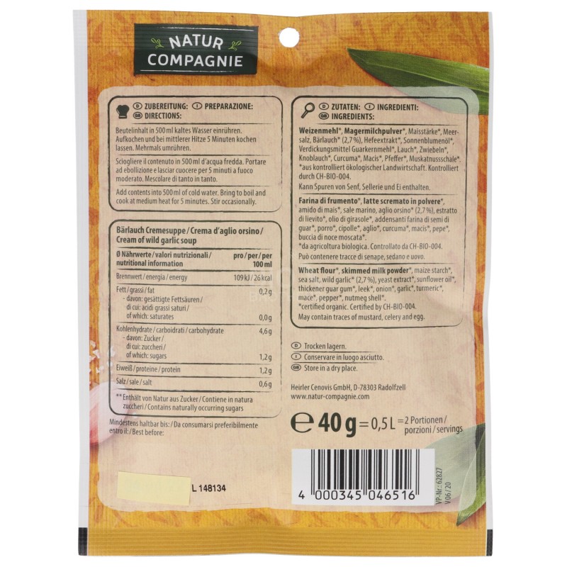 CREMA AGLIO ORSINO 40GR NATUR C.