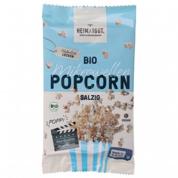 POPCORN PER MICROONDE SALATI BIO 90G HEIMGUT