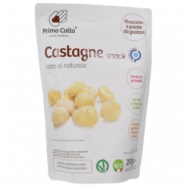 Castagne Snack Cotte al Naturale Biologiche confezione grande Castagne Snack Cotte al Naturale Biologiche confezione grande