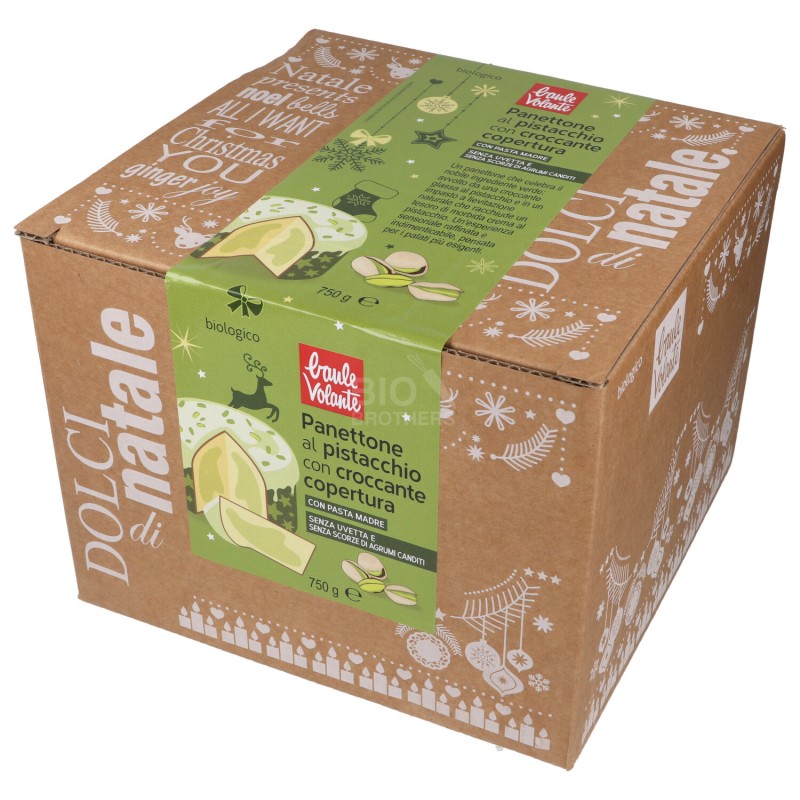 PANETTONE PISTACCHIO CIOCCOLATO BIO 750G BV