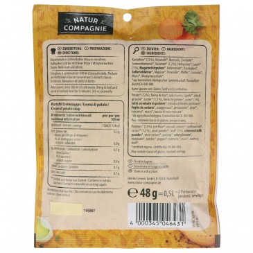 CREMA PATATE 48GR NATUR COMPAGNIE CREMA PATATE 48GR NATUR COMPAGNIE