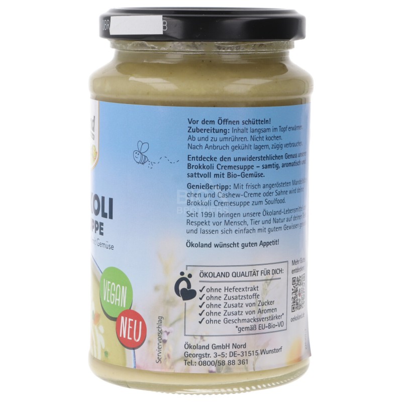 Zuppa Vellutata ai Broccoli Biologica in vaso