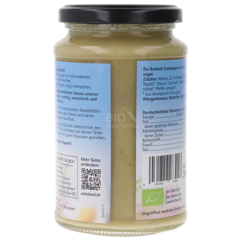 Zuppa Vellutata ai Broccoli Biologica in vaso