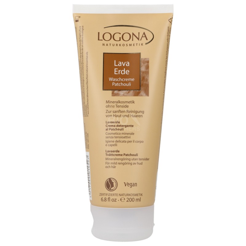CREMA DET. PATCHOULI 200ML LOGONA