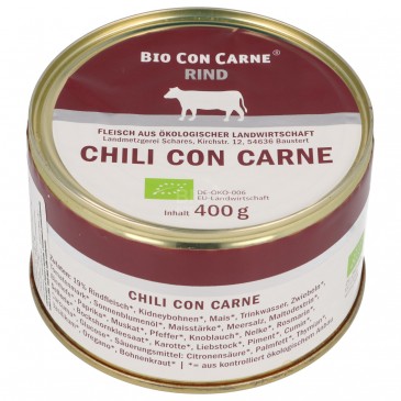 CHILI CON CARNE IN LATTA 400G BIOCON CHILI CON CARNE IN LATTA 400G BIOCON