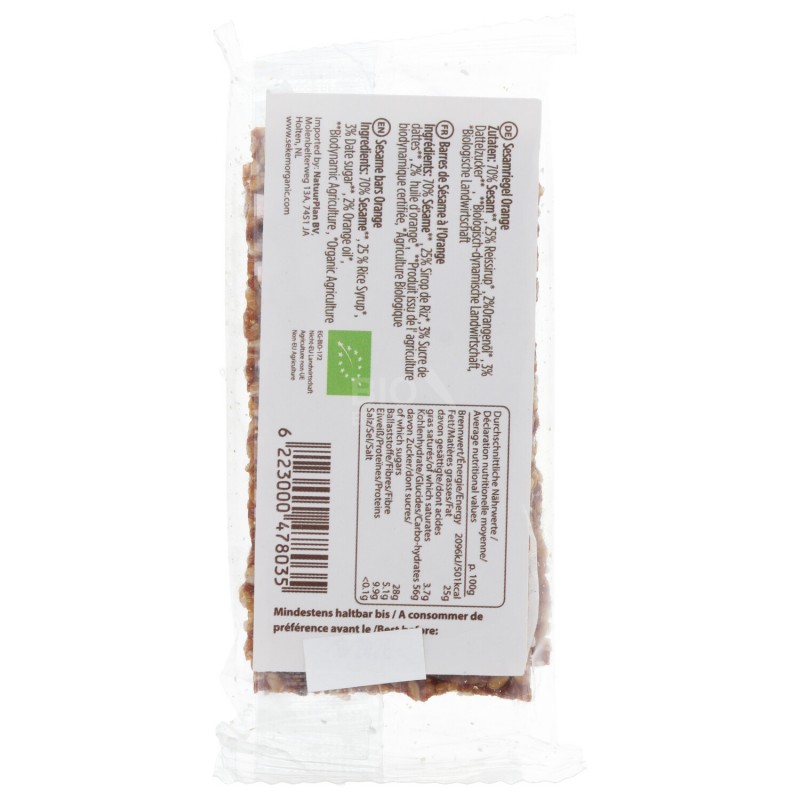 SESAMINI ARANCIA DEMETER 27G SEKEM