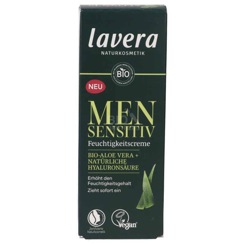 Crema Idratante Viso Uomo con Aloe Bio e Acido ialuronico naturale