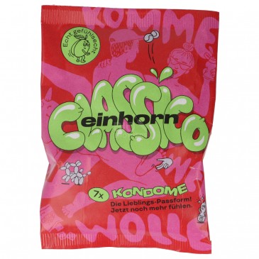 Preservativi Vegan Einhorn Classico in lattice naturale 7pz