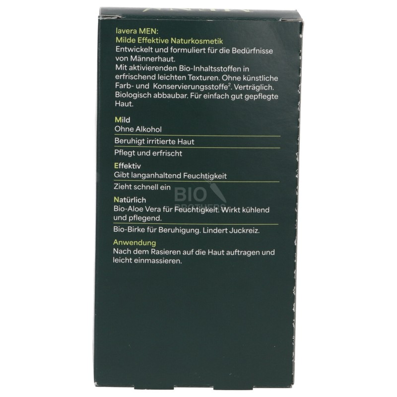 Balsamo Dopobarba Uomo Betulla & Aloe bio senza alcol