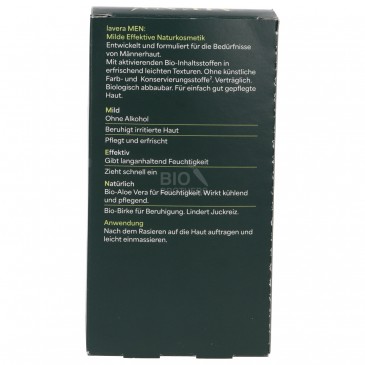 Balsamo Dopobarba Uomo Betulla & Aloe bio senza alcol