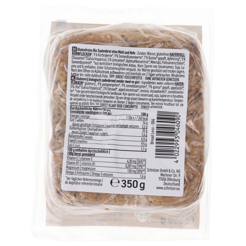 Bread Less Pansemi senza farina e senza lievito