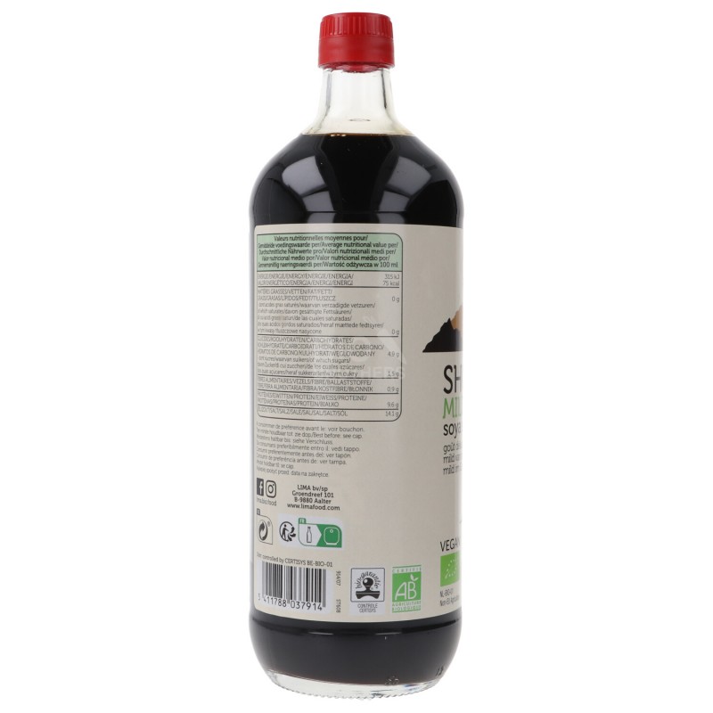 SHOYU BIO XXL SALSA SOIA 1LT LIMA