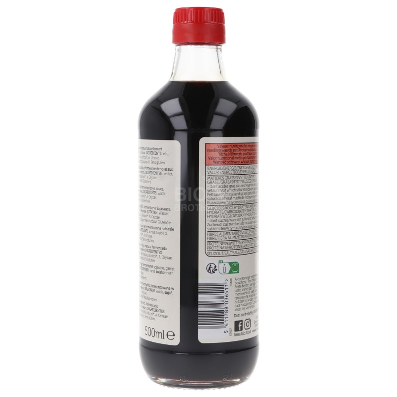 TAMARI BIO SALSA SOIA FORTE S/GLUT. 500ML LIMA 