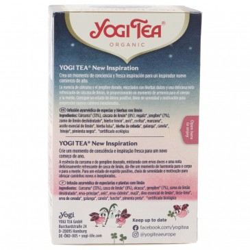 NEW INSPIRATION INFUS.BIO AYURV.FILTR. 34G YOGI