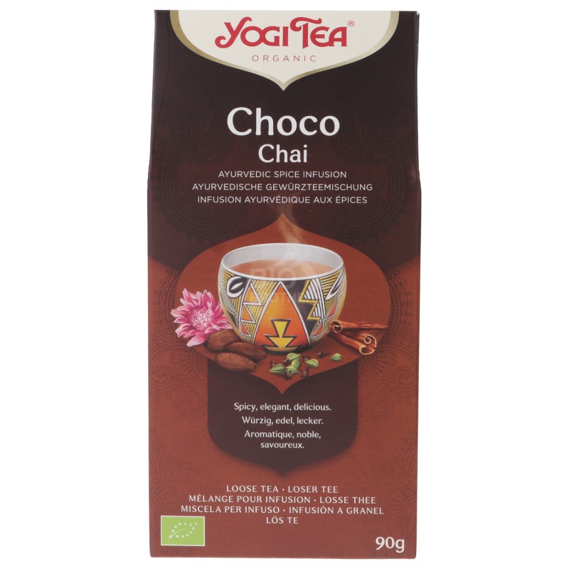 CHOCO CHAI BIO SACCHETTO 90G YOGI TEA