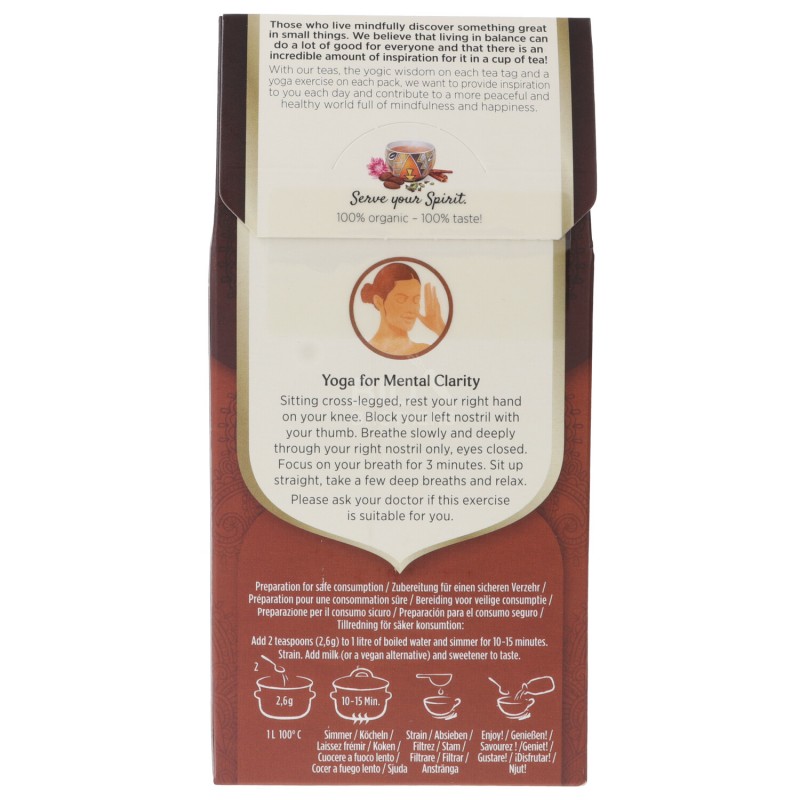 CHOCO CHAI BIO SACCHETTO 90G YOGI TEA
