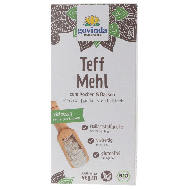 FARINA DI TEFF BIOLOGICA 450G GOVINDA