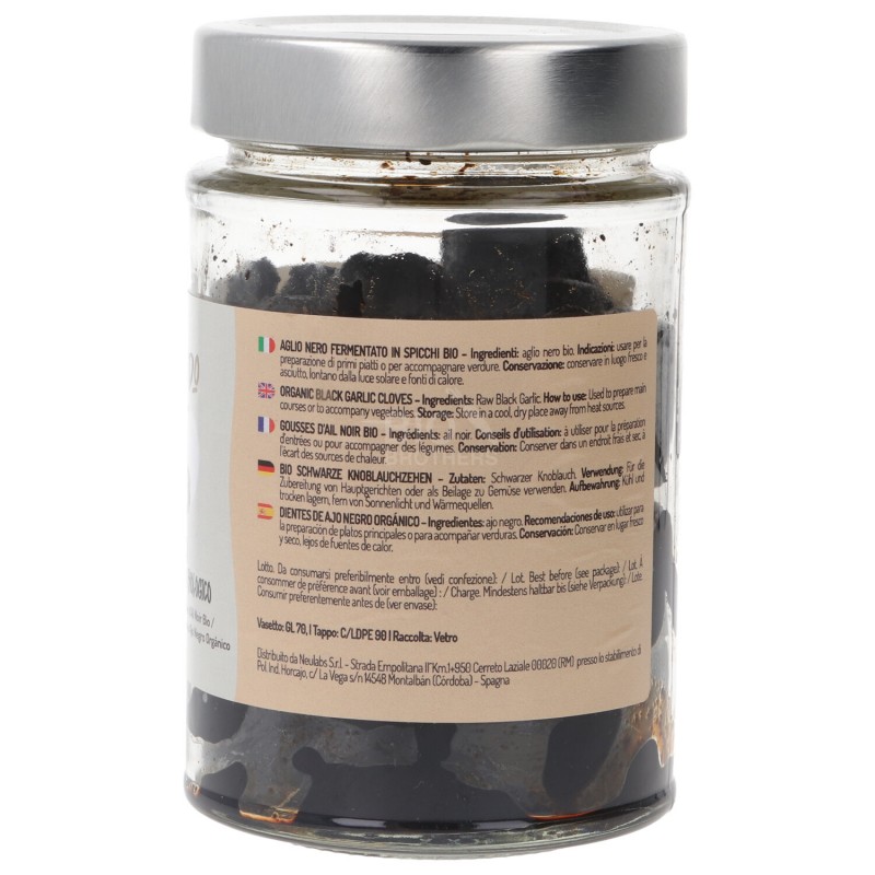 AGLIO NERO SPICCHI BIO VASO XL 200G CIBOCRUDO