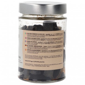 AGLIO NERO SPICCHI BIO VASO XL 200G CIBOCRUDO