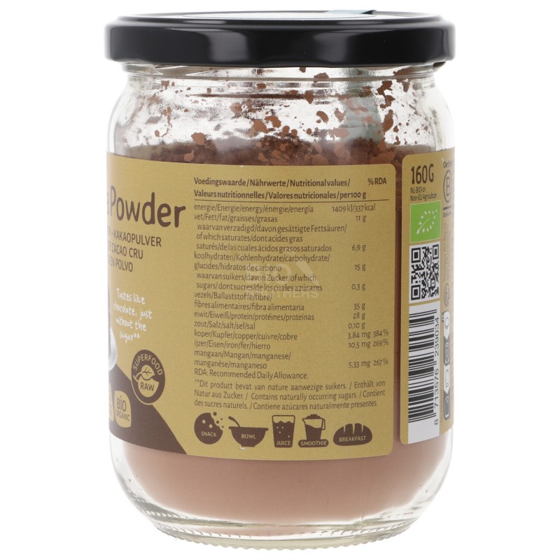 Cacao in Polvere Raw Superfood biologico
