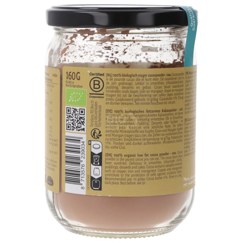 Cacao in Polvere Raw Superfood biologico