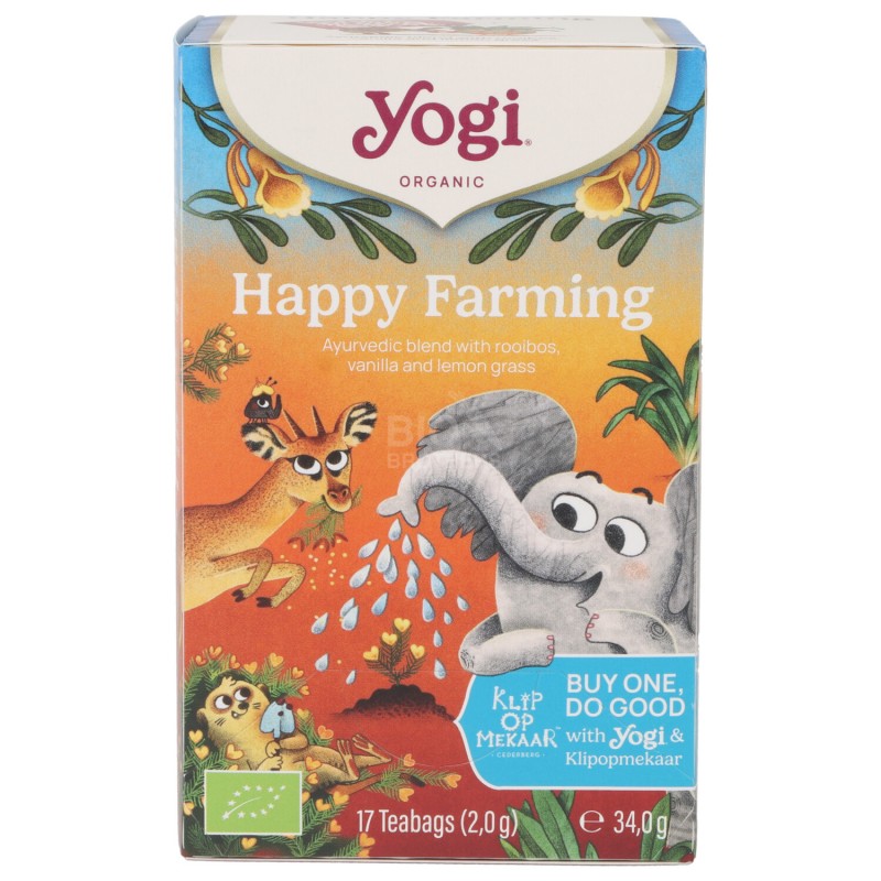 HAPPY FARMING INFUSO AYURVEDICO FILTRI BIOLOGICO 34G YOGI