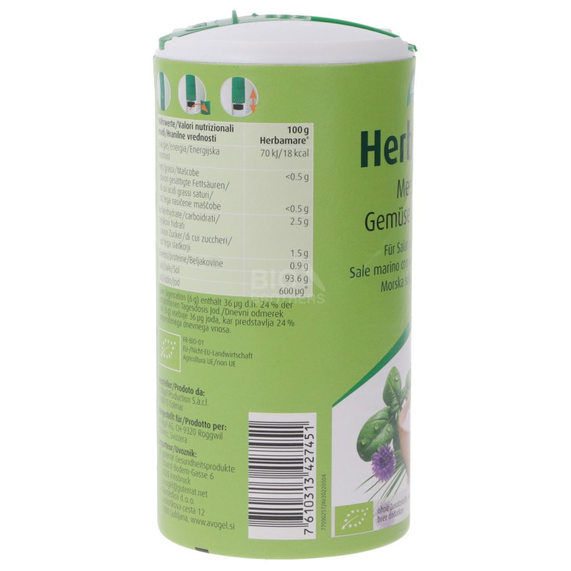 Herbamare Original Sale marino alle erbe aromatiche con dosatore