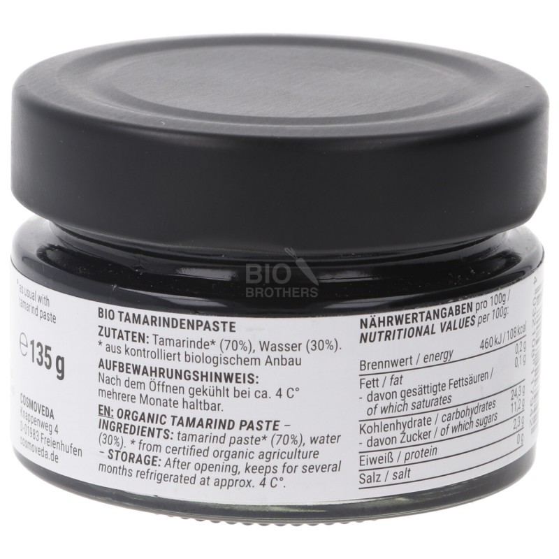 PASTA DI TAMARINDO BIO 135G COSMO.