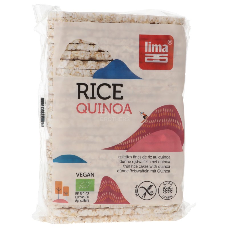 SOFFIETTE RISO QUINOA BIO C/S 130G LIMA