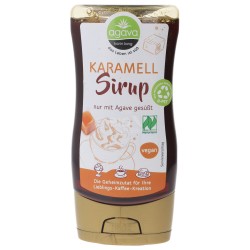 SCIROPPO CARAMELLO BIO SQUEEZE 350G AGAVA