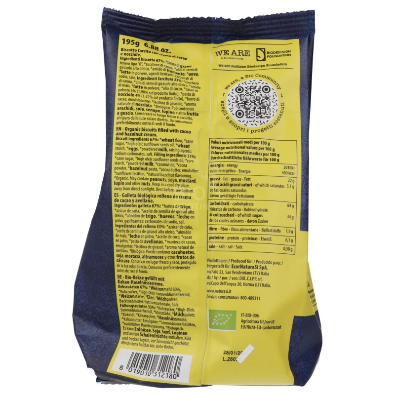 GOLOSELLI CACAO NOCCIOLA WE ARE