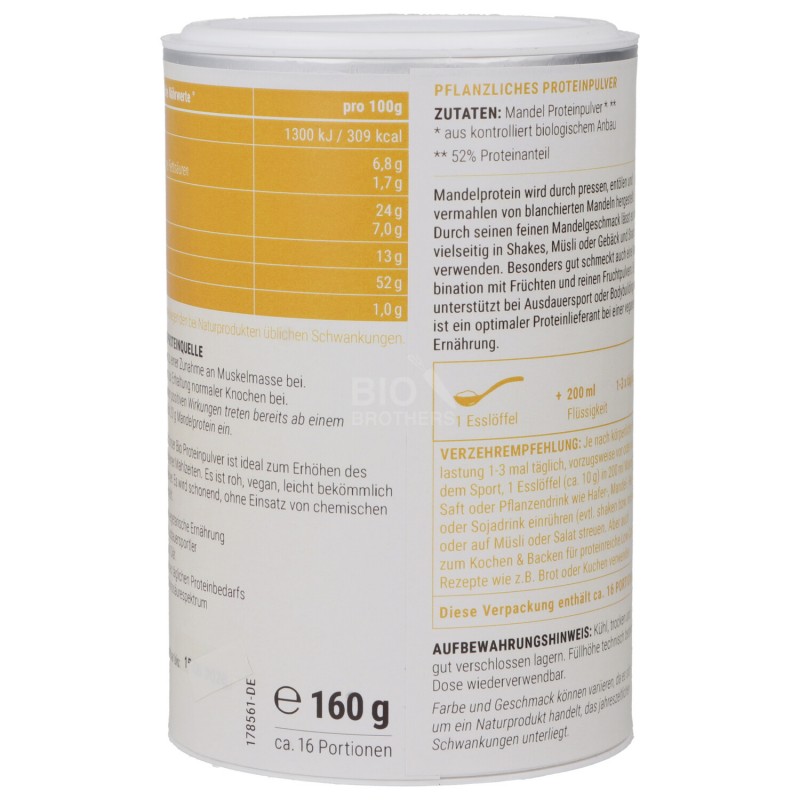 PROTEINE DELLA MANDORLA BIO 160G COSMO.