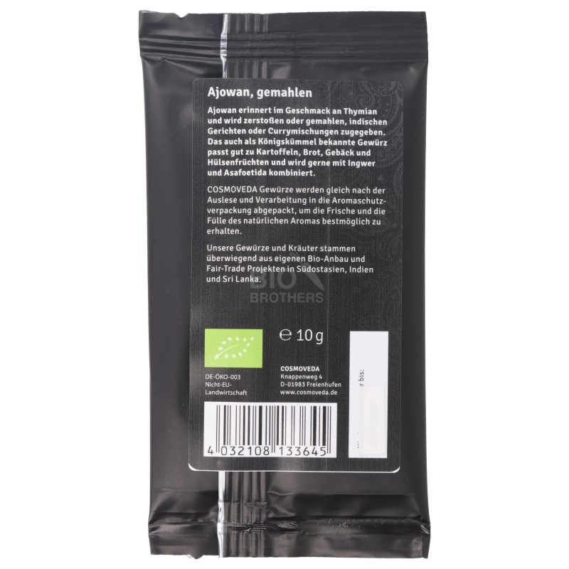AJOWAN MACINATO BIO SPEZIA INDIANA 10G COSMO.