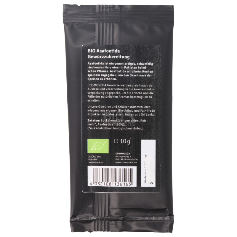 ASAFOETIDA MISCELATA PLV BIO 10G COSMO.