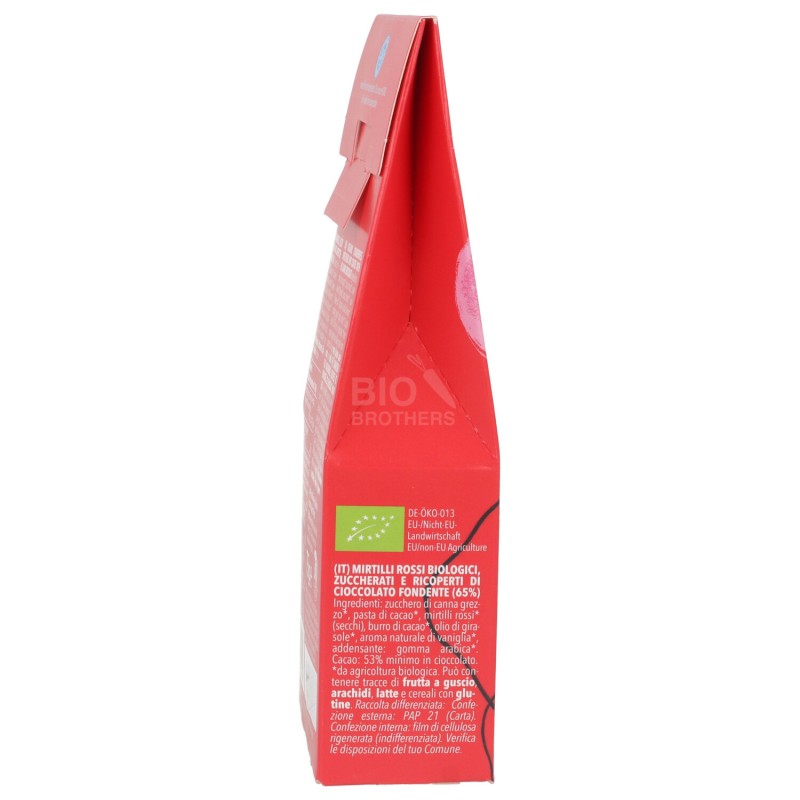 CIOCCO DRAGEES CRANBERRY VEGAN BIO 75G VIVANI