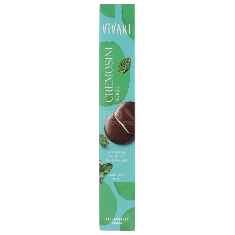 CREMOSINI CIOCCO DARK RIP.MENTA BIO 100G VIVANI