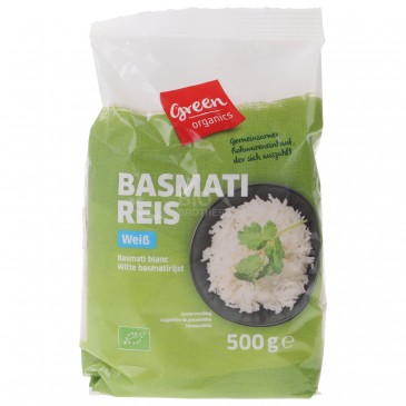 BASMATI BIANCO RISO BIO 500G GREENORG.