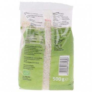 BASMATI BIANCO RISO BIO 500G GREENORG.