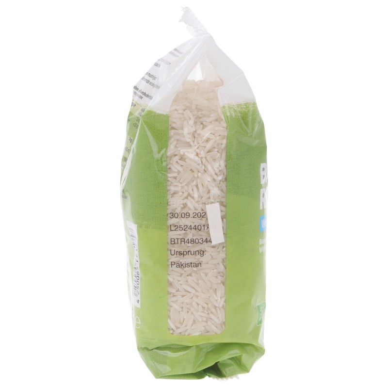 BASMATI BIANCO RISO BIO 500G GREENORG.