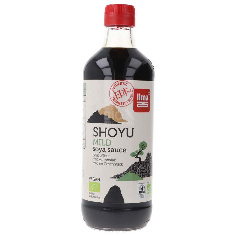 SHOYU BIO SALSA SOYA 500ML LIMA