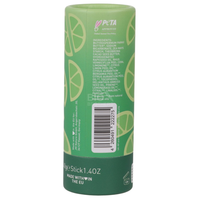 Deodorante papertube stick Persian Lime