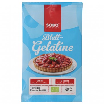 Gelatina in Fogli alimentare Biologica di origine animale