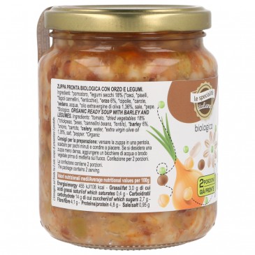 ORZO E LEGUMI 370GR BAULE ORZO E LEGUMI 370GR BAULE