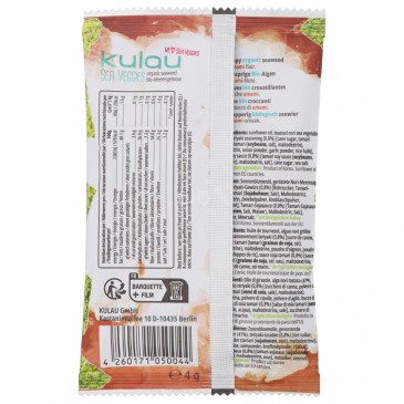 NORI SNACK TERIYAKI BIO 4G KALU