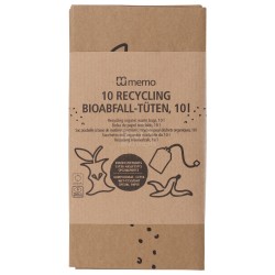 SACCHETTO COMPOSTABILE PER L'UMIDO 10PZ MEMO