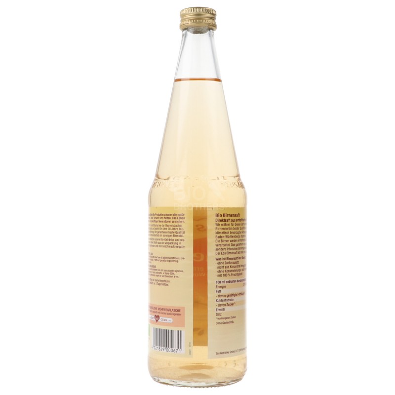 SUCCO PERA BIO LIMPIDO 0.7LT EOS